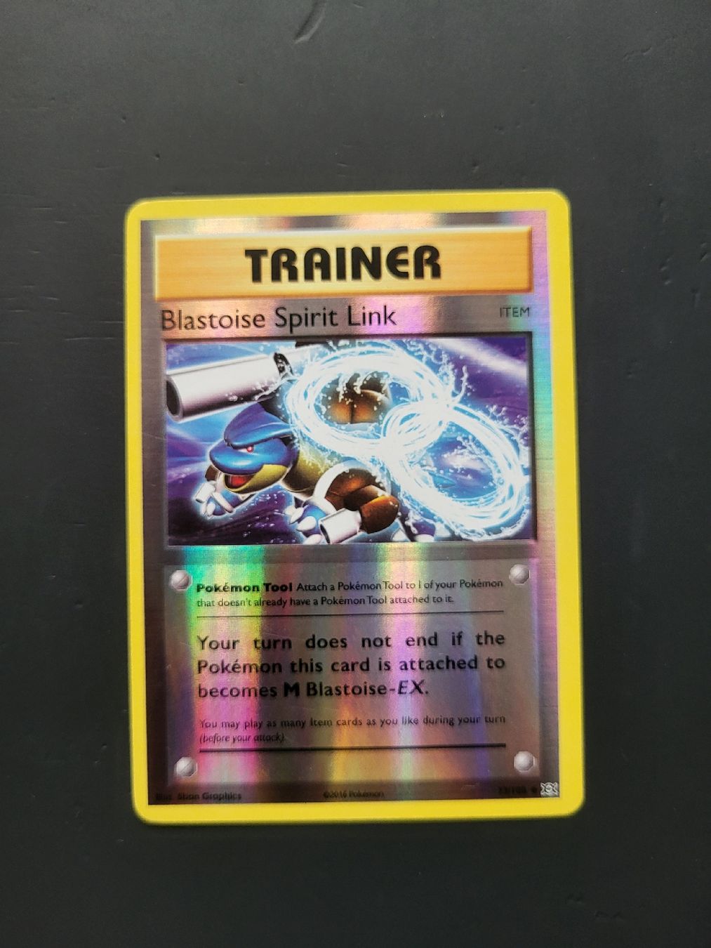 Pokémon Carte collezionabili: Pokémon Karte - Blastoise Spirit Link - Trainer – Usato da oberbuchsiten venduto da thug4