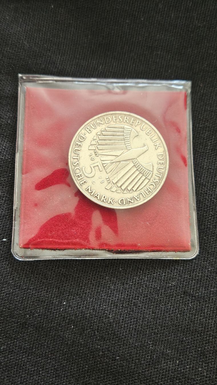 Tutti le monete: Für Sammler 5 Deutsche Mark, 1973, BRD. – Usato da Ettingen venduto da samiba 3