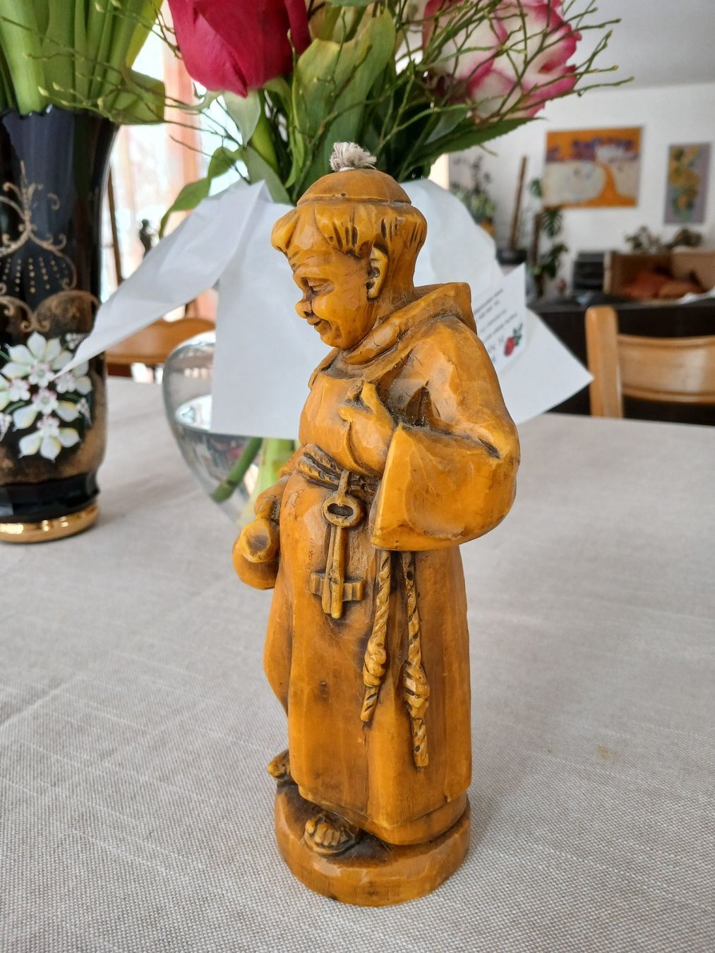 Candele: Kerze - handgemacht - Mönch mit Krug – Usato da Zürich venduto da Mr.Dachboden 2