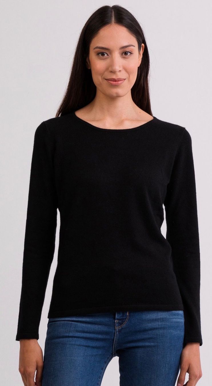 Hallhuber Maglioni & Felpe: HALLHUBER Kashmir / Cashmere Pullover XS Schwarz – Usato da Zürich venduto da mma_j8t6
