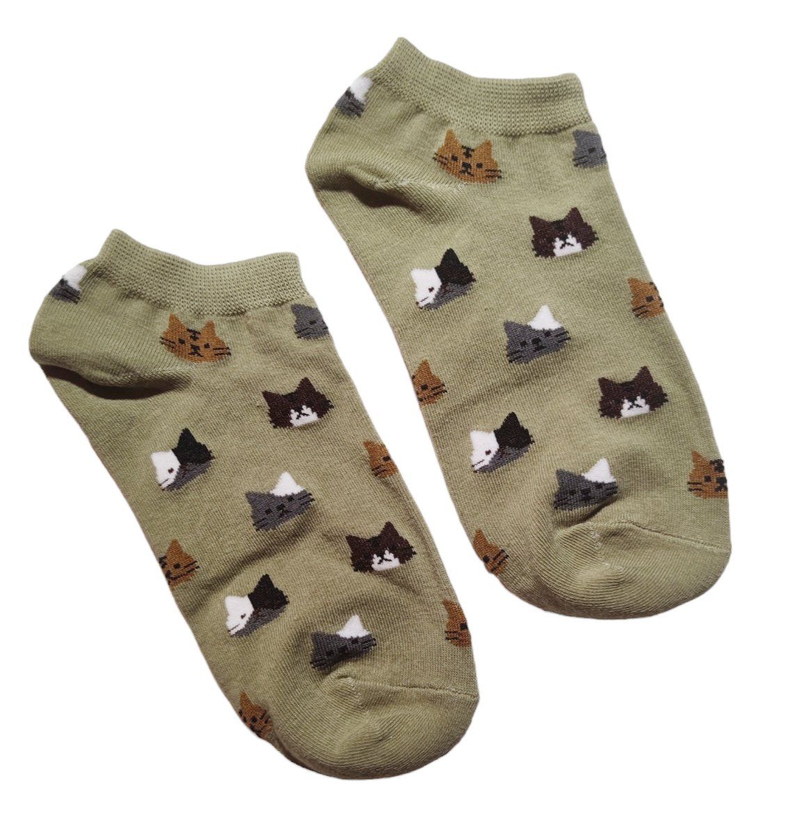 Calze: Sneaker-Socken Katzen / Cats – Nuovo e nell'imballaggio originale da Zürich venduto da amysmith