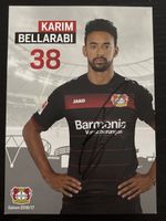 Signierte Karte Karim Bellarabi Saison 2016/17