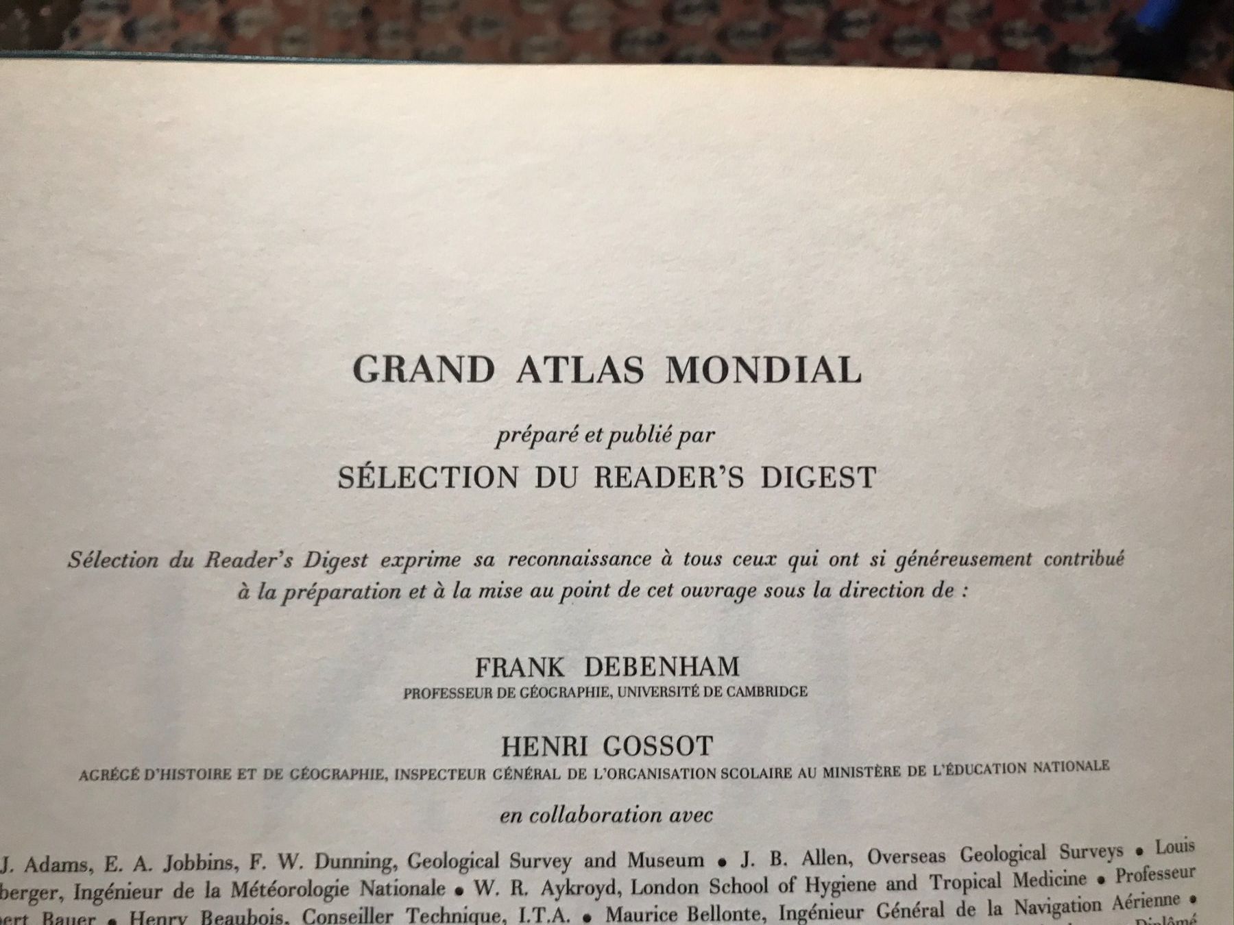 Livres: Atlas mondial – D'occasion à Meggen par CHARCOR 2