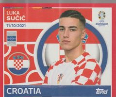 EURO 2024 Topps sticker CROATIA CRO 17 SUCIC