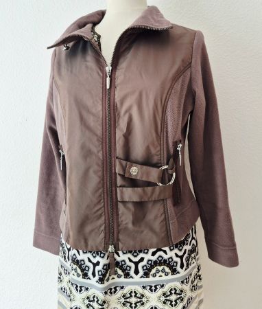 JACKE AIRFIELD S 36 BRAUN TAUPE,  TOP ZU JEANS HOSE BLUSE