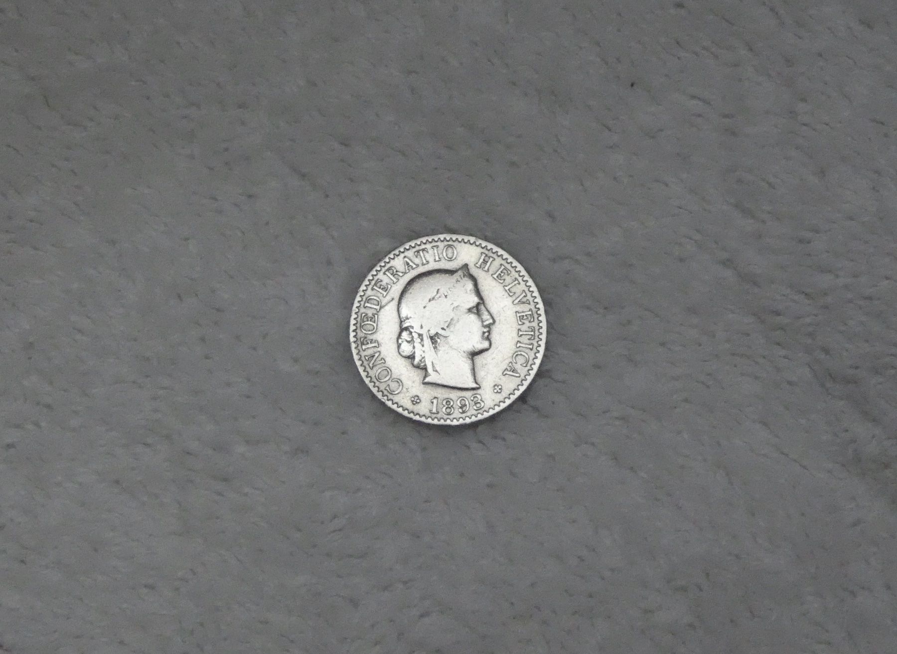 Tutti le monete: 5 centimes/Rappen 1893 – Usato da Nyon venduto da Ilmi09