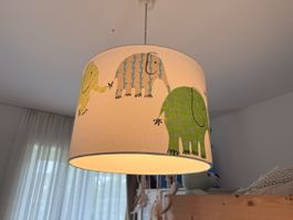 Kinderzimmer Lampe mit Elefanten Motiv, Top Zustand!