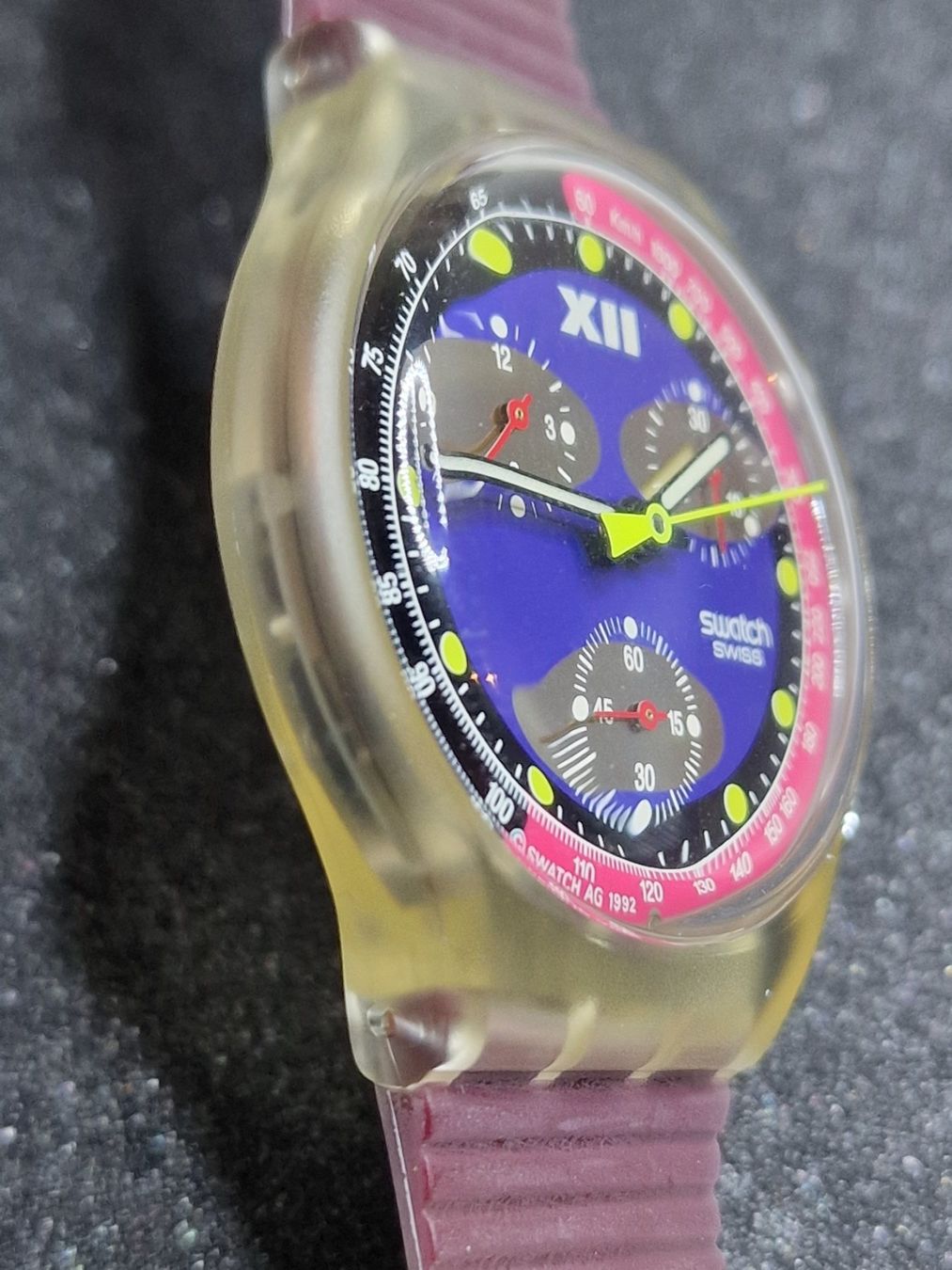 Swatch Uhren: Swatch. Ref. SCK 101 "Blue Chip" 38mm – Neu und originalverpackt aus Bülach von  4