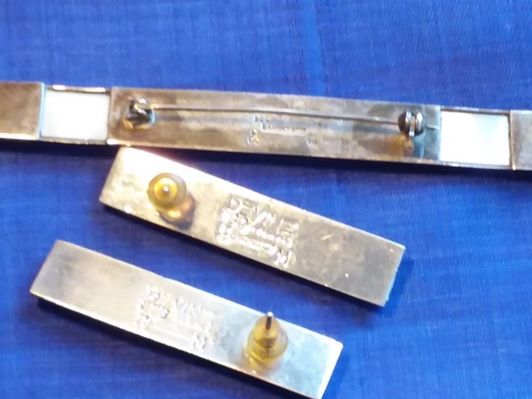 Sonstiger Schmuck: Vintage Sterling/Perlmutt Set DEVINE ZURICH Brosche&Ohrclips – Gebraucht aus Zürich von Aleick 8