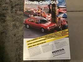 Honda Civic GLS und Hot „S“ Verkaufsflyer