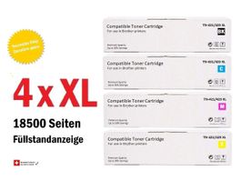 TN-421 / 423 XXL Kompat. Drucker-Patronen Toner Brother (4x)