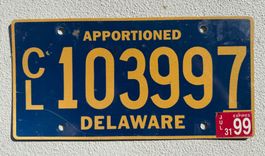 🇺🇸🇺🇸 USA Nummernschild # DELAWARE # 🇺🇸🇺🇸