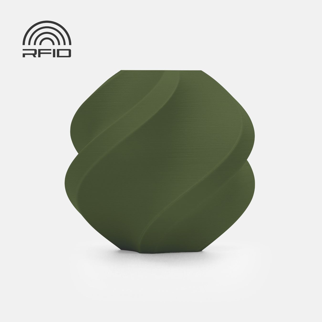 Bambu Lab Filament: Bambu Lab PLA Matte Dark Green (11501) / refill – Neu und originalverpackt aus Aven von psdigital