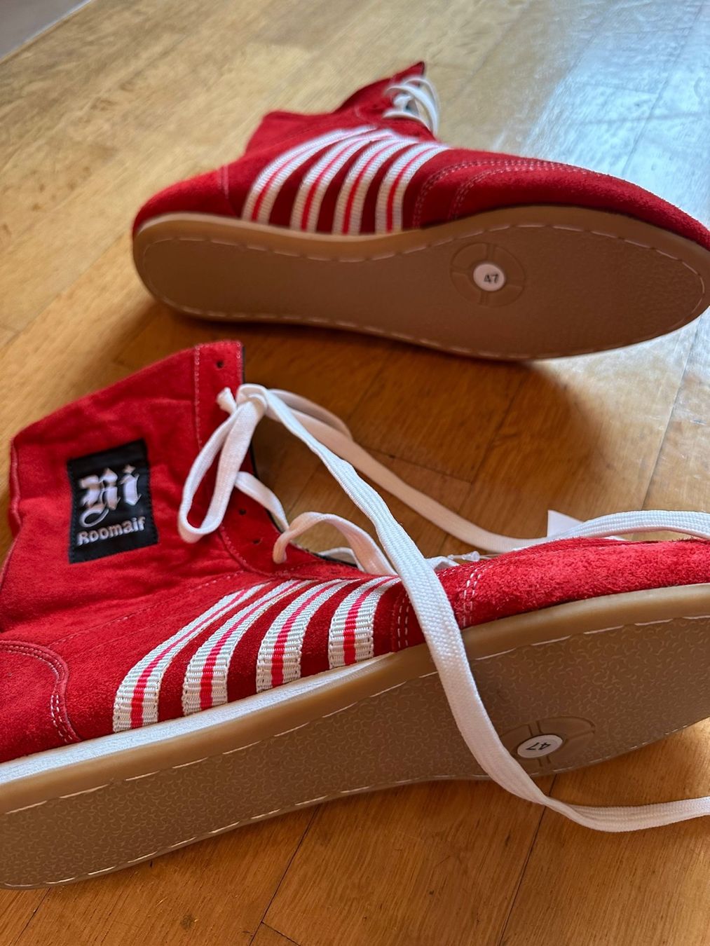 Scarpe da uomo: Box/Ringerschuhe neu rot 46/47 – Nuovo e nell'imballaggio originale da Bern venduto da womiman 2