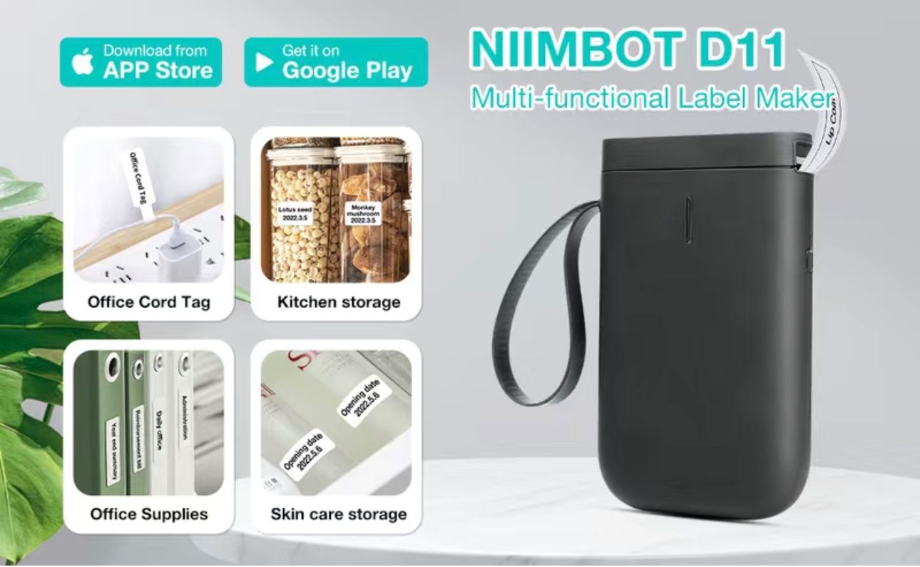 Stampanti: Etiketten-Drucker Niimbot D11 schwarz – Nuovo e nell'imballaggio originale da Thun venduto da tulu_1995