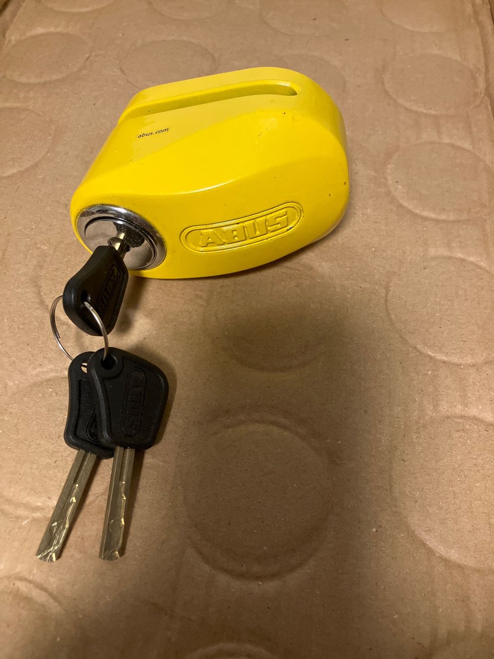 Abus Cadenas: Bremsscheibenschloss ABUS – D'occasion à jeuss par Ginflyer