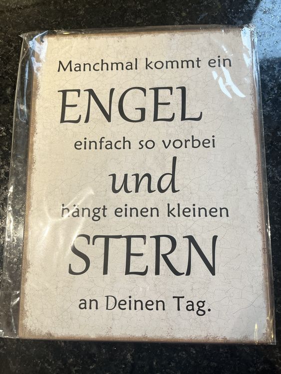 Metallschild mit Spruch Kaufen auf Ricardo