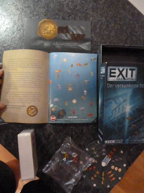 Kosmos Spiele: EXIT das Spiel / Der versunkene Schatz  NEU – Neu (gemäss Beschreibung) aus Ueken von dale02 3