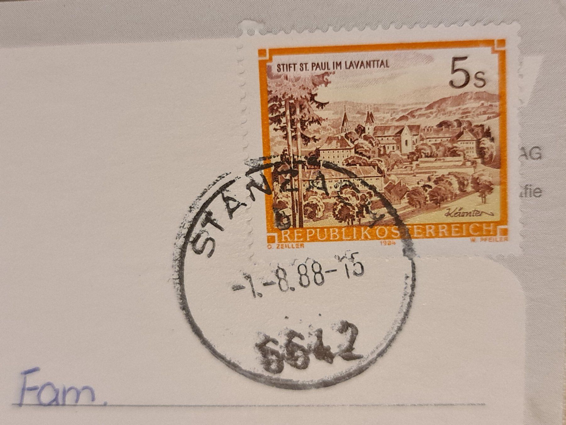 Cartoline postali: Ansichtskarte Namlos Österreich – Usato da Dintikon venduto da Vexi 1