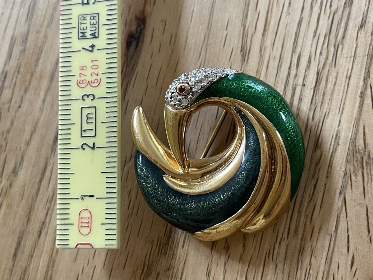 Broschen & Nadeln: Schöne Brosche mit Emaille – Gebraucht aus Flawil von Naphtali 5