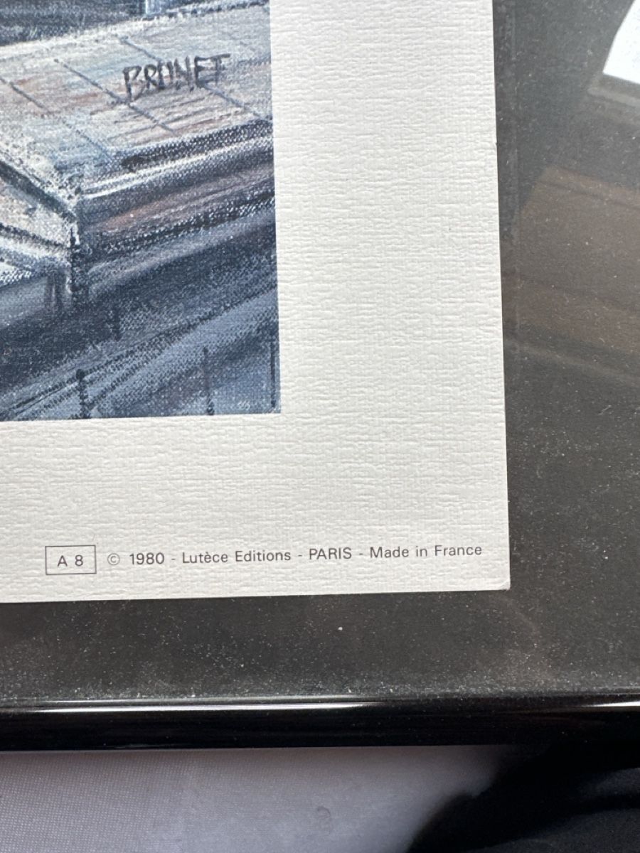 Foto & Immagini: Paris Kunstdruck mit Eiffelturm im Winter, gerahmt! – Nuovo (secondo la descrizione) da Pfeffingen venduto da NoahEnrico 1