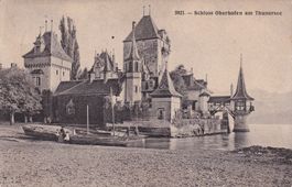 Schloss Oberhofen am Thunersee 1909