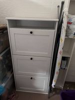 Schuhschrank weiss 3 Fach Klappbar guter Zustand