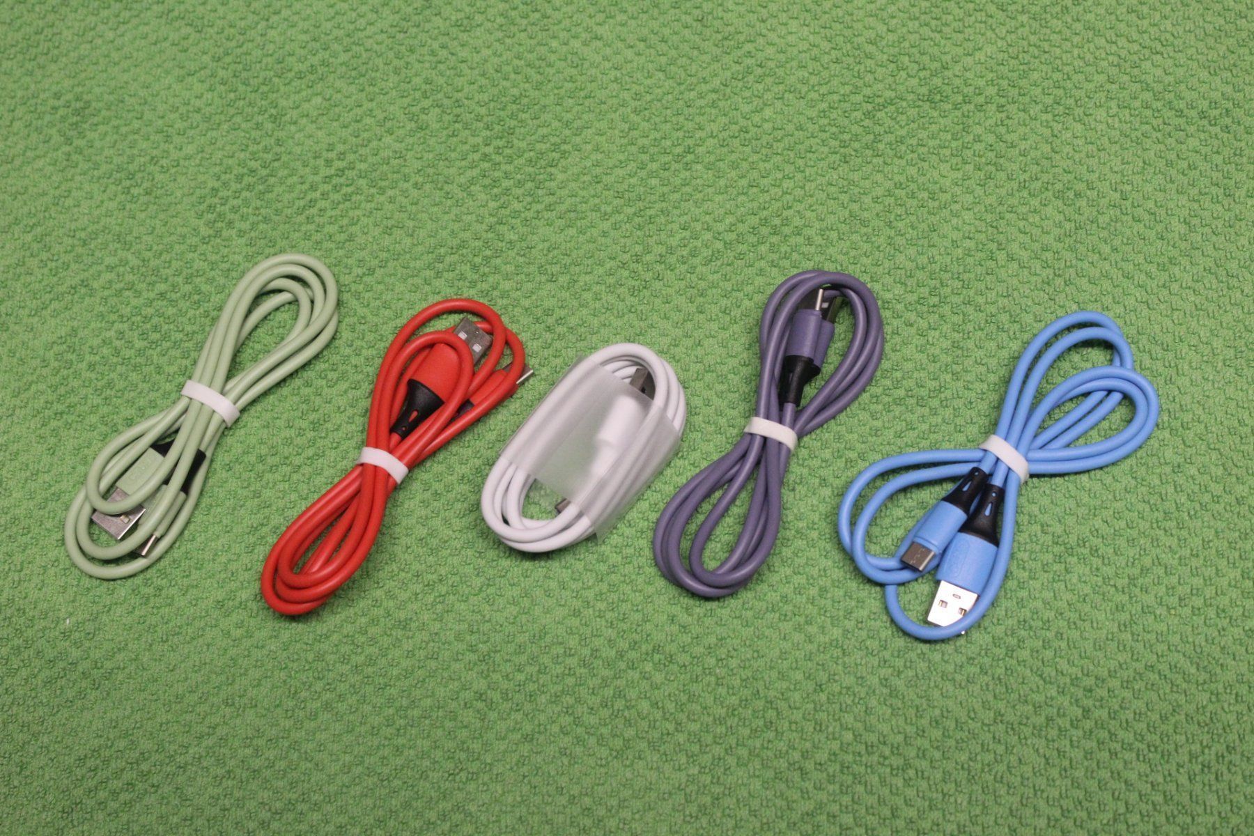 Cavi: 5xFarben USB C Schnell Ladekabel USB Typ C handy natel telef – Nuovo (secondo la descrizione) da Kirchdorf AG venduto da csnmclub