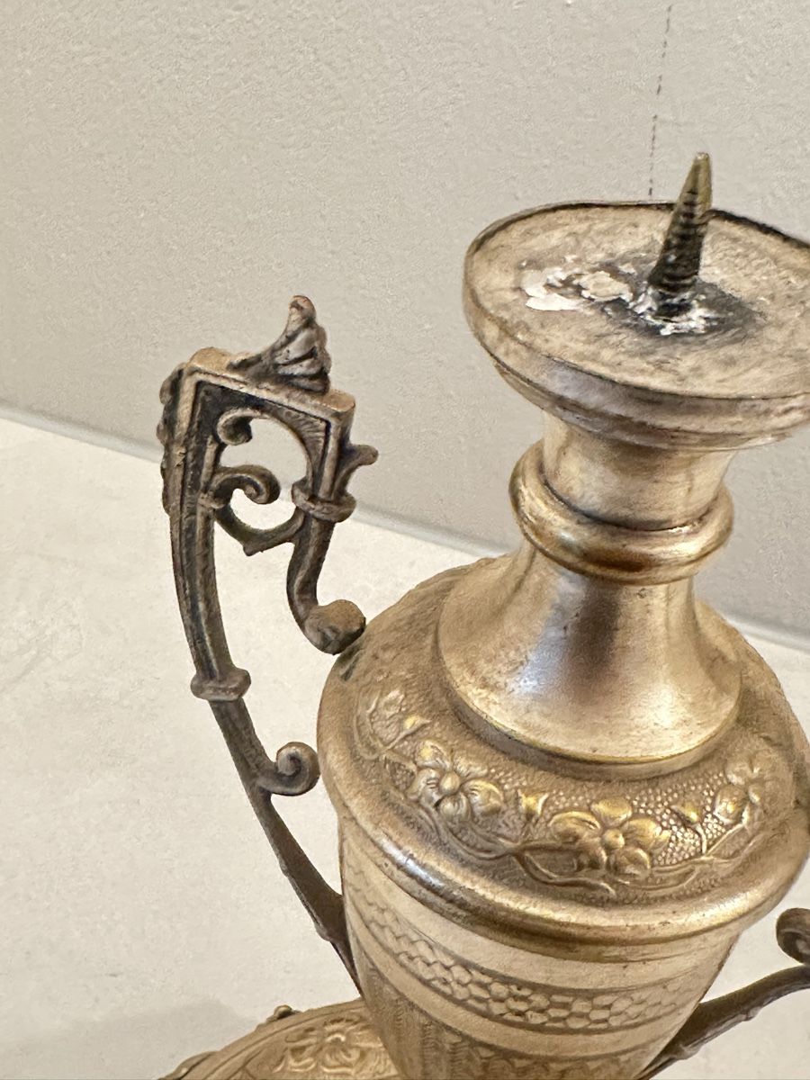 Kerzenständer: Antiker Kerzenständer Jugendstil, um 1900 – Gebraucht aus Nebikon von Vanessa2003 6