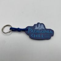 Patagonia Chile Schlüsselanhänger Souvenir Keyring Blau