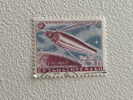 Cosmo und Space Theme Briefmarke