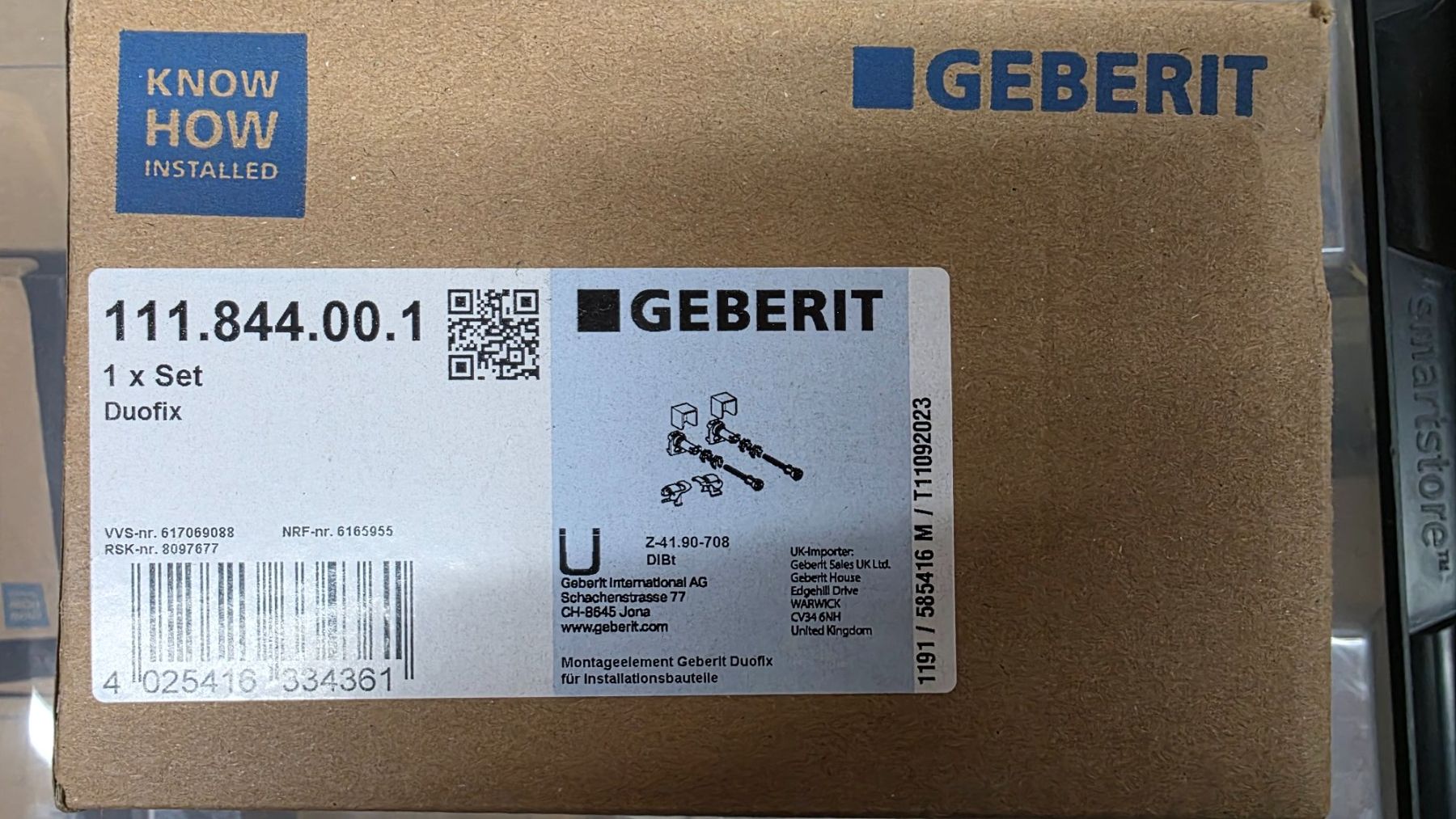 Geberit WC: Geberit 111..844.00.1 – Nuovo e nell'imballaggio originale da Bionnens venduto da Meg011