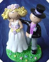 NEU Hochzeit Comic Brautpaar Hochzeitsdekoration lustig
