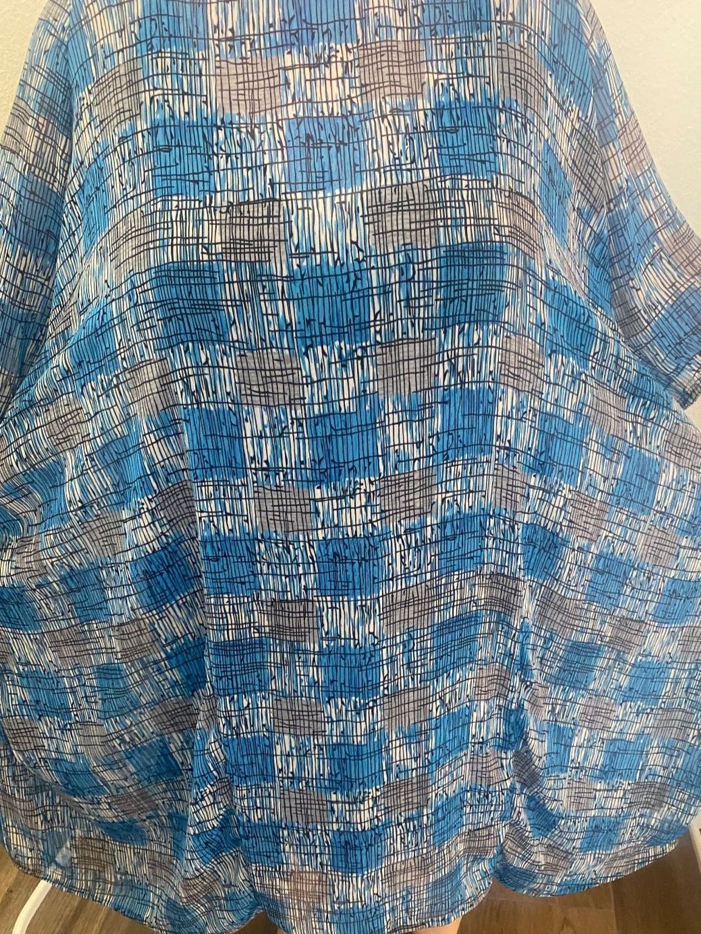 Kleider: Kleid oversized luftig Unikat blau Gr. 50 - 52 – Gebraucht aus Arlesheim von san_w9vr 6