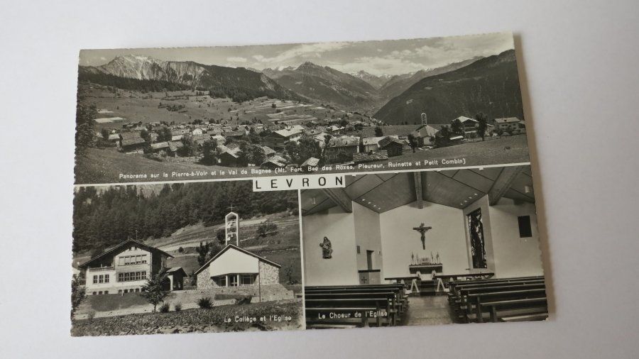 Ansichtskarten: Levron / VS - um ca. 1960 – Gebraucht aus Jona von centumprata