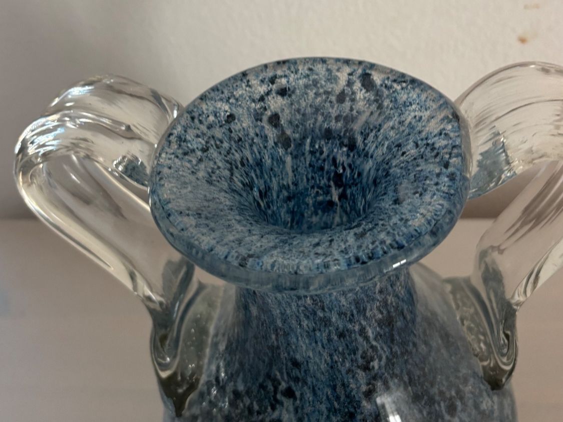 Vasen & Gefässe: Vase aus dickem Glas – Gebraucht aus Kriens von Wundertuete17 2