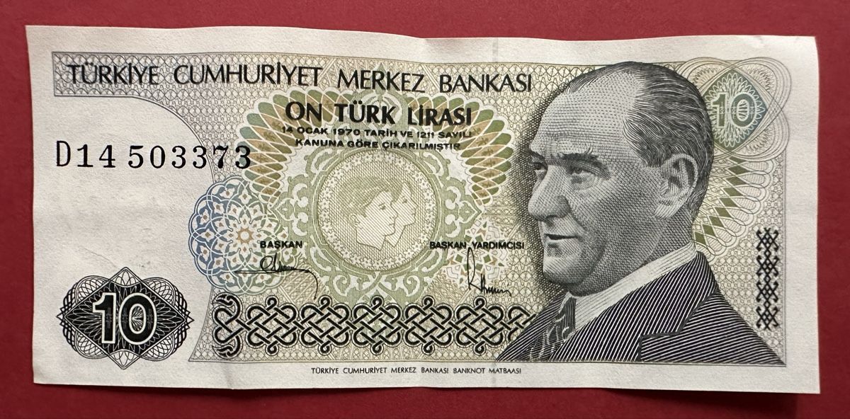 Banconote: Türkei 1979 10 Lira – Usato da Watt venduto da Coins13