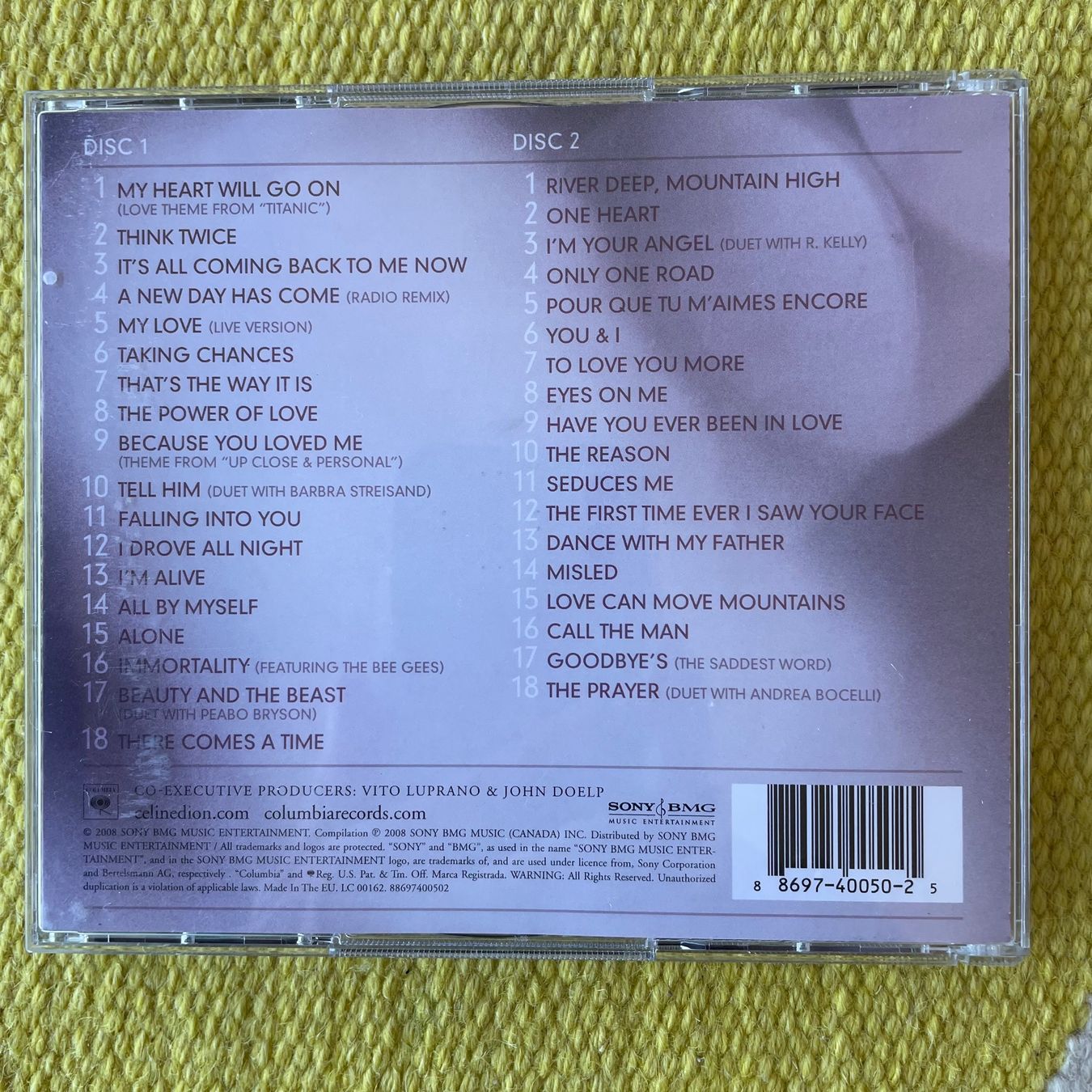 CD: CÉLINE DION-2CD ULTIMATE ESSENTIAL COLLECTION MY LOVE – Usato da Rorschacherberg venduto da CD-Roli 1