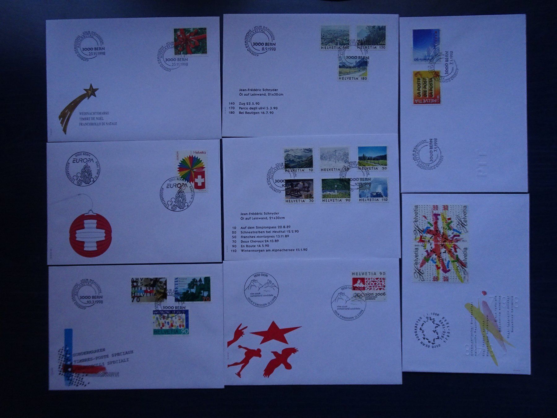Alle Briefmarken: FDC 1998 – Neu (gemäss Beschreibung) aus Aadorf von Chnorli-Furz