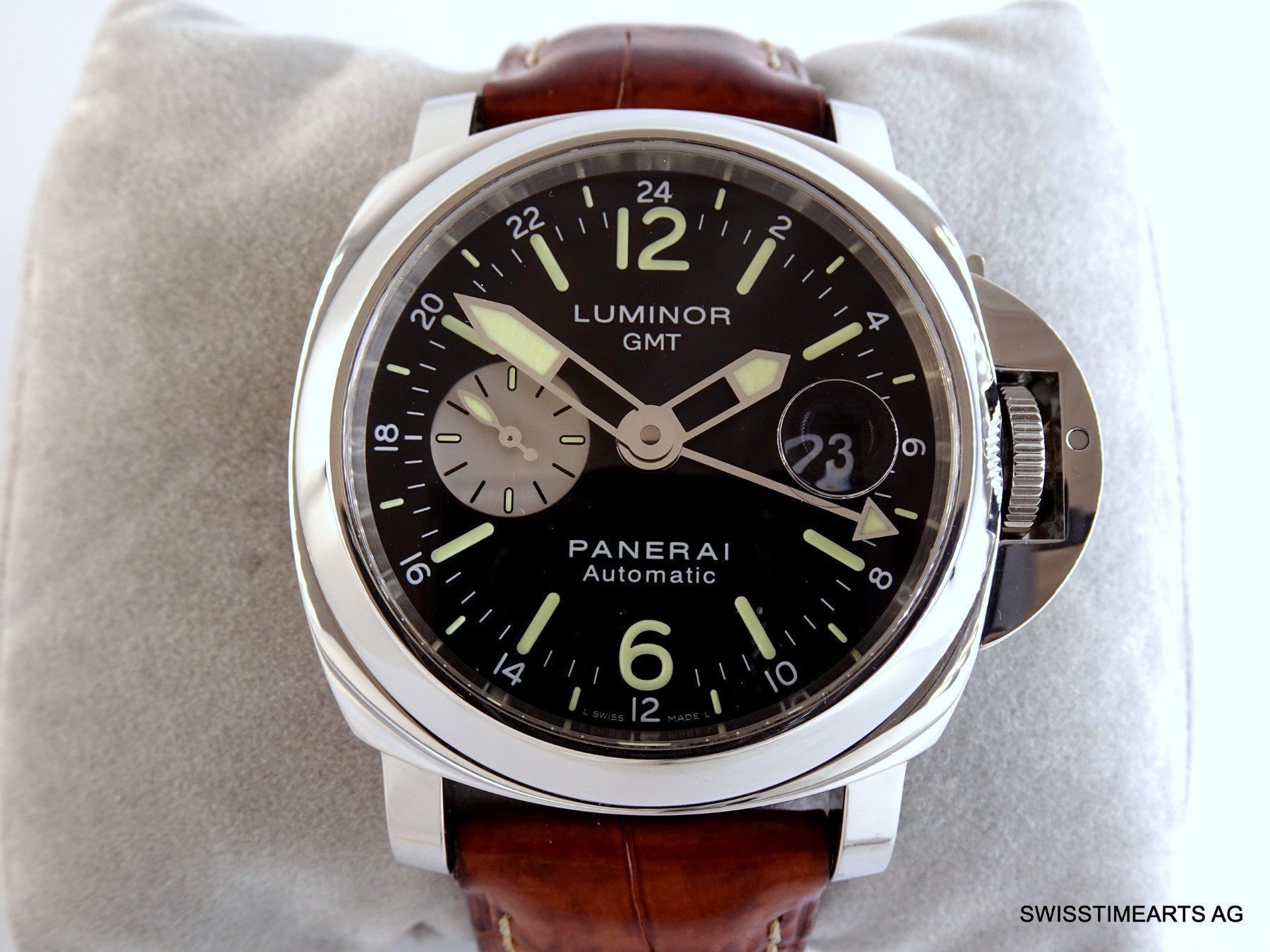 Panerai Uhren: PANERAI LUMINOR GMT PAM 00088 AUTOMATIK 2007 HERRENUHR – Gebraucht aus Zürich von  1