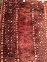Pakistan 93x62cm Teppich handgeknüpft sauber