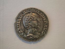 Tranquillina & Gordian III - Römische Silbermünzenreplik