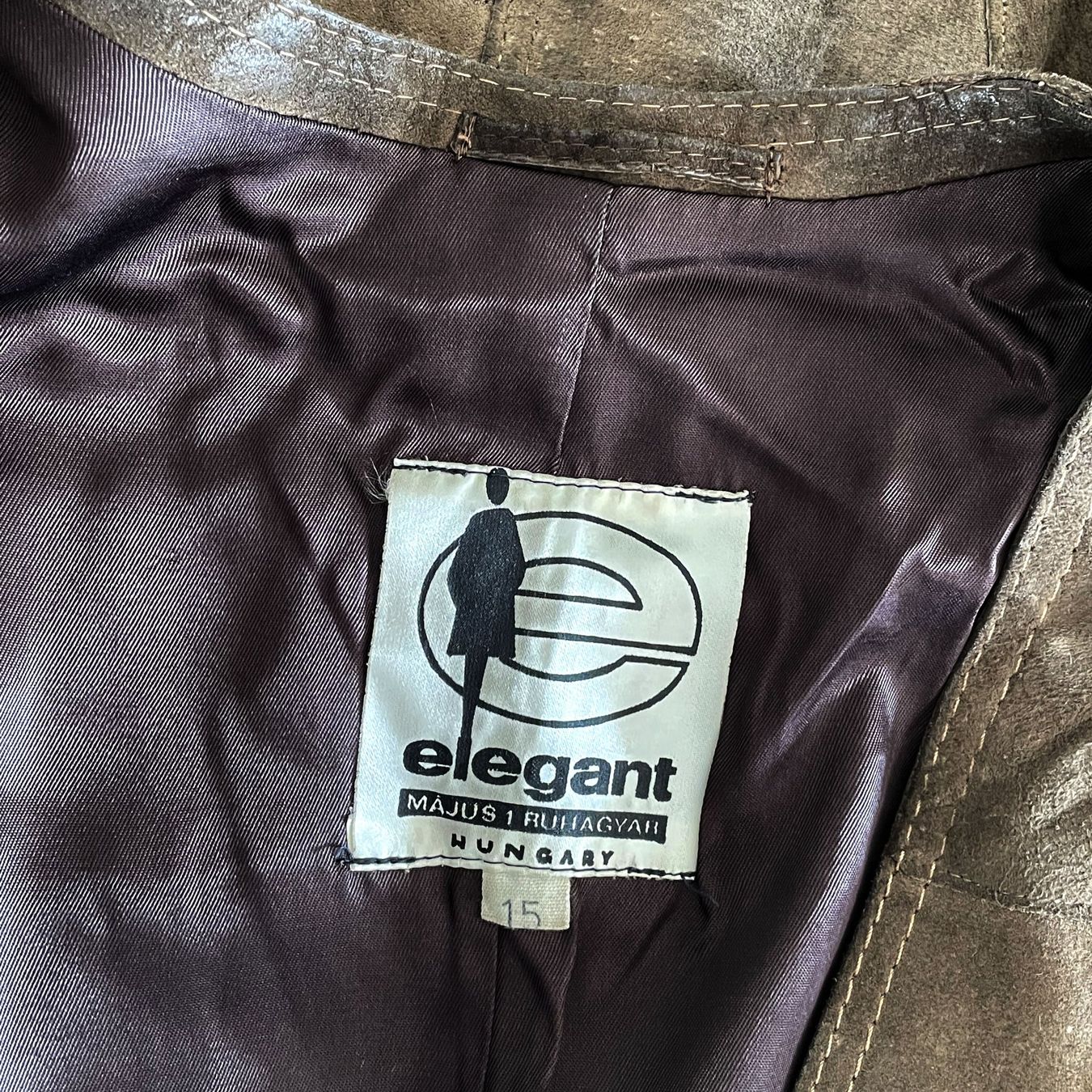 Gilet & Giacche senza maniche: Weste Lederweste Gr. 40 Wildleder Patchwork VINTAGE 1970s – Usato da Brüttisellen venduto da Buxus 5