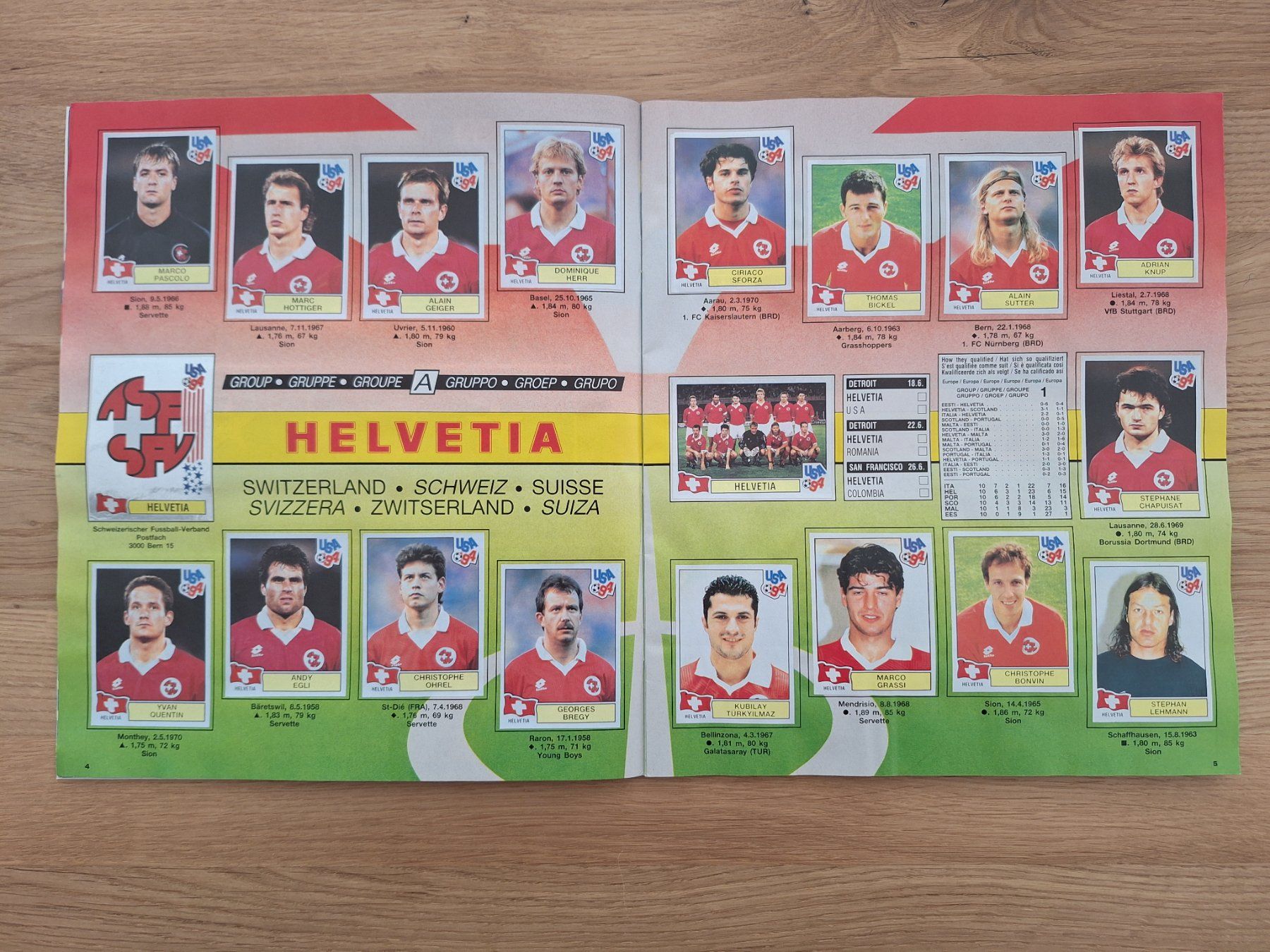 Panini Alben: PANINI WORLD CUP 1994 – Gebraucht aus St. Gallen von Matrix023 2