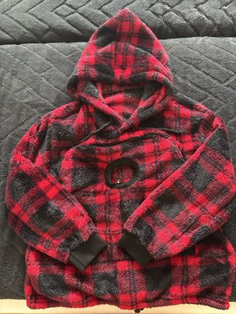 Cooler Katzen-Pullover Plüsch NEU