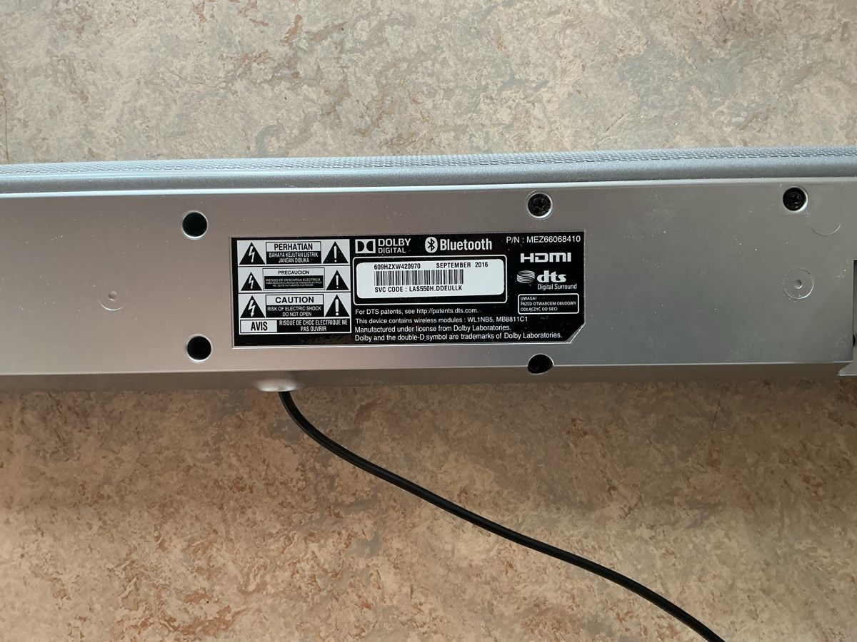 LG Casse acustiche: LG wireless Soundbar – Usato da Grosswangen venduto da Nordlicht-Ricardo 2