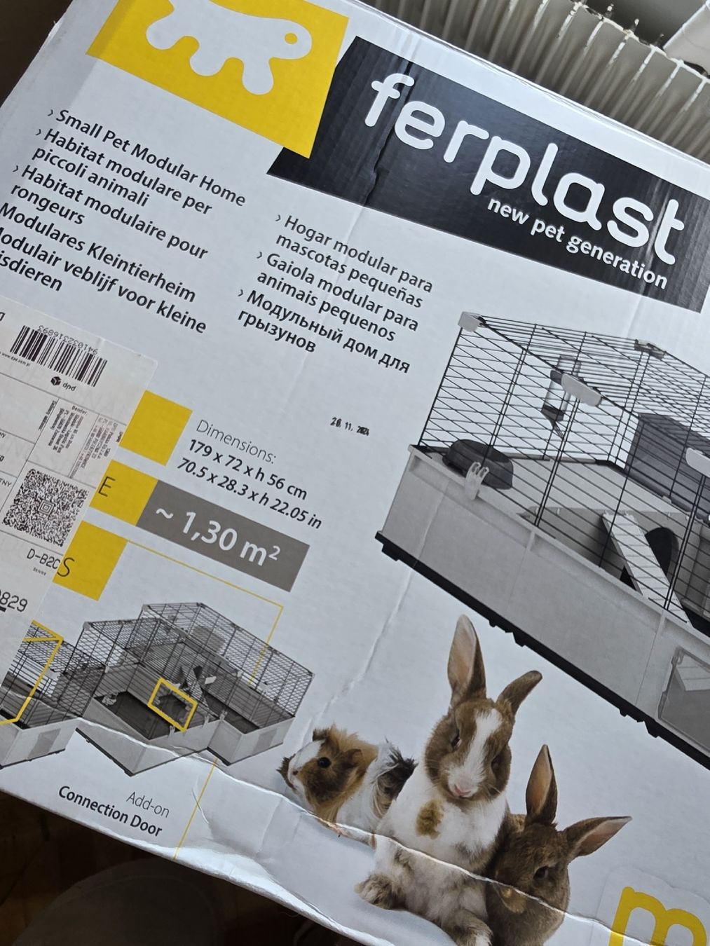 Ferplast Käfige, Transport & Sicherheit: Ferplast Käfig Modular 4 Universal Neu 180cm  – Neu und originalverpackt aus Wigoltingen von Zuckerfee84 4