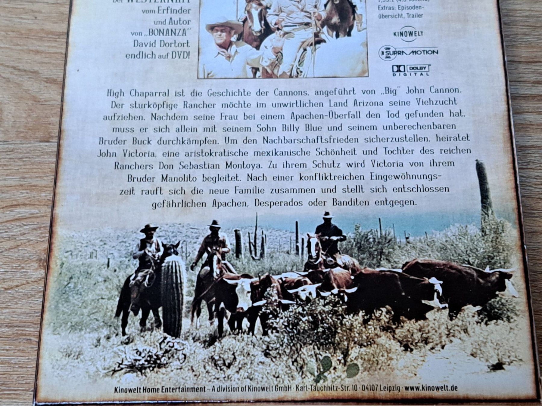 Tutti i DVDs: DVD High Chaparral, 1. Staffel mit 7 DVDs – Nuovo (secondo la descrizione) da Unterseen venduto da Kanica 4