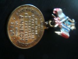 Rare médaille concours international musique 1870 !