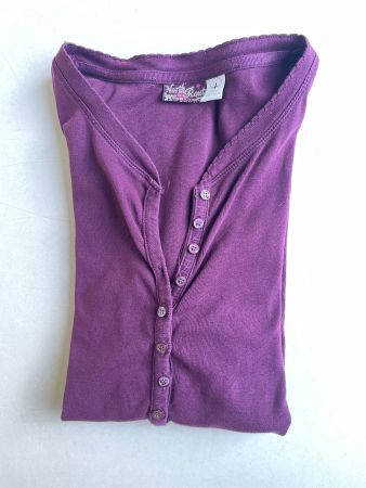 Dunkelviolettes Shirt, Gr. L, Top Zustand für den Sommer!